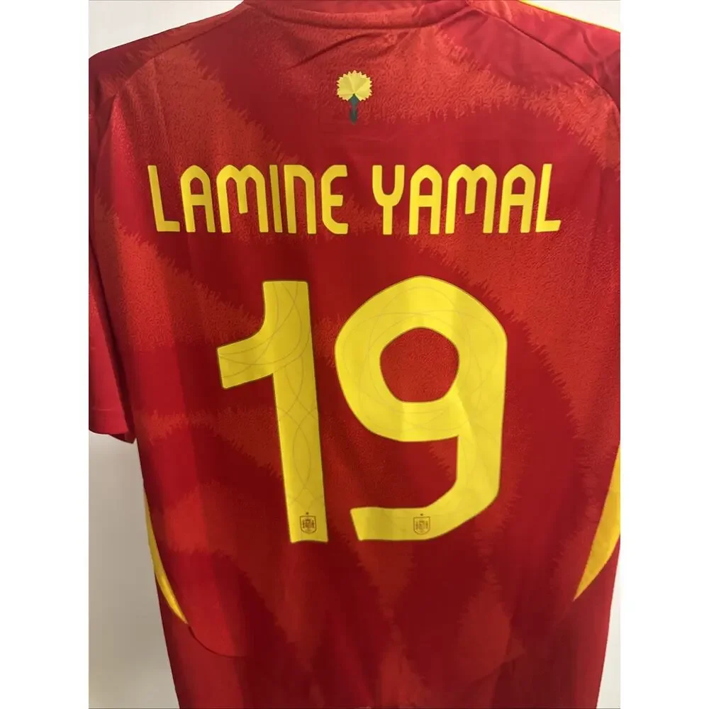 Adidas Spain Lamine Yamal Euro 2024 Home Jersey | BRAND NEW Soccer Jersey XL
